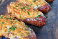 Loaded Sausage Popper Boats