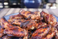 Sticky Maple Bourbon Wings