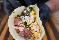 Grilled Steak Tacos and Vibrant Corn Salad