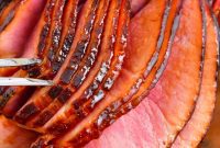 Caramelized Brown Sugar Smoked Ham