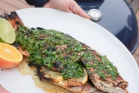 Flame-Kissed Red Snapper