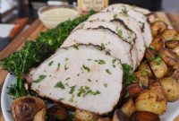 Zesty Mustard Grilled Pork Loin