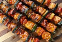 Fiery Chicken Skewers