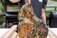 Sizzling Tomahawk with Zesty Cajun Butter