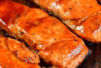 Caramelized Maple BBQ Grilled Salmon