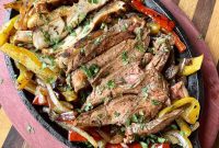 Sizzling Chicken and Steak Fajitas