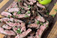 Zesty Tequila Lime Skirt Steak