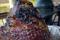 Sweet Orange Marmalade Glazed Ham