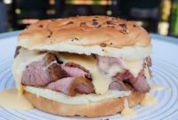 Smoked Beef and Cheddar Sandwich Delight