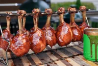Sticky BBQ Chicken Lollipops