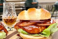 Bourbon Glazed Chicken Sandwich