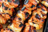Glazed Teriyaki Chicken Skewers