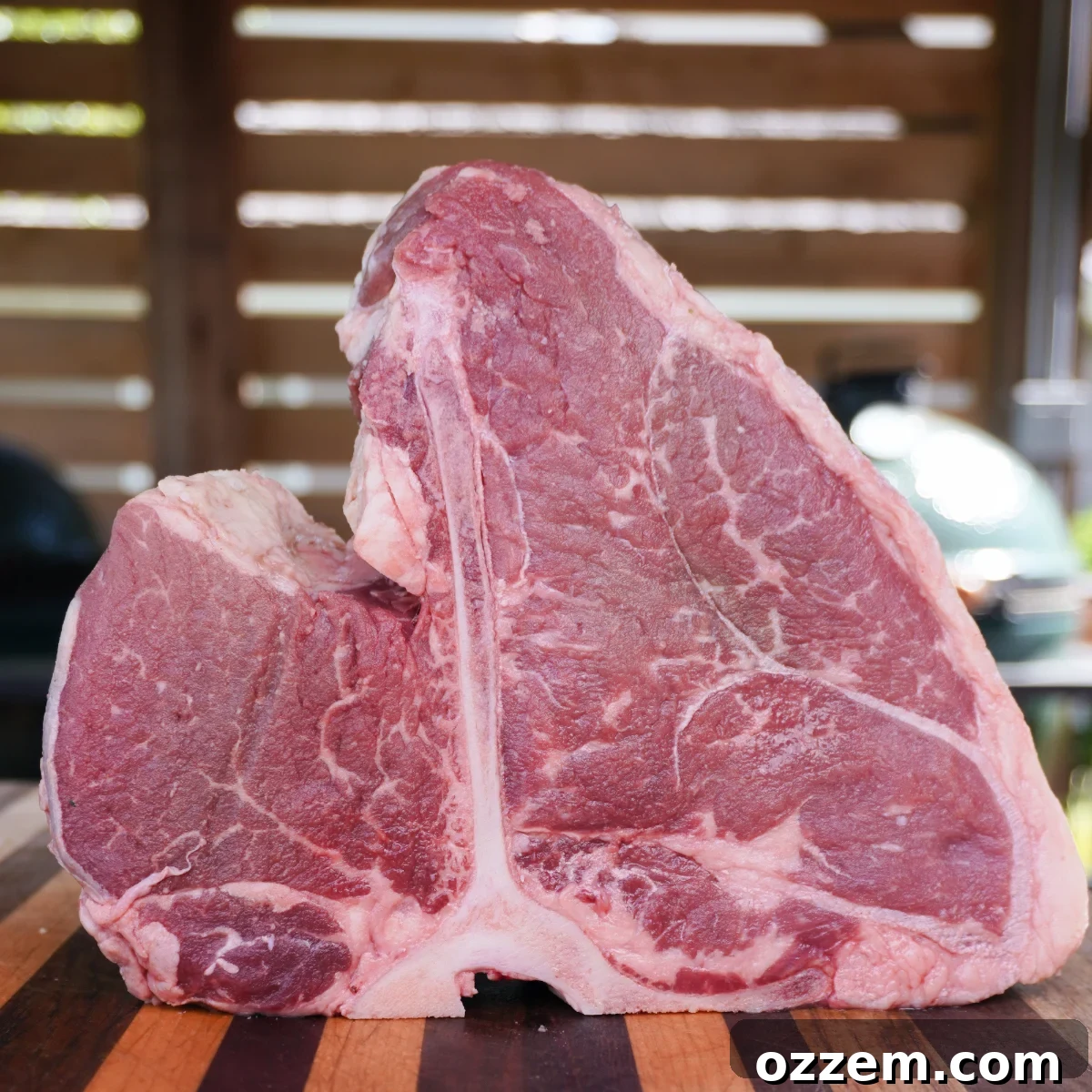 Two Cuts, One Legendary Steak 3 Raw Porterhouse steak seasoned and ready for grilling