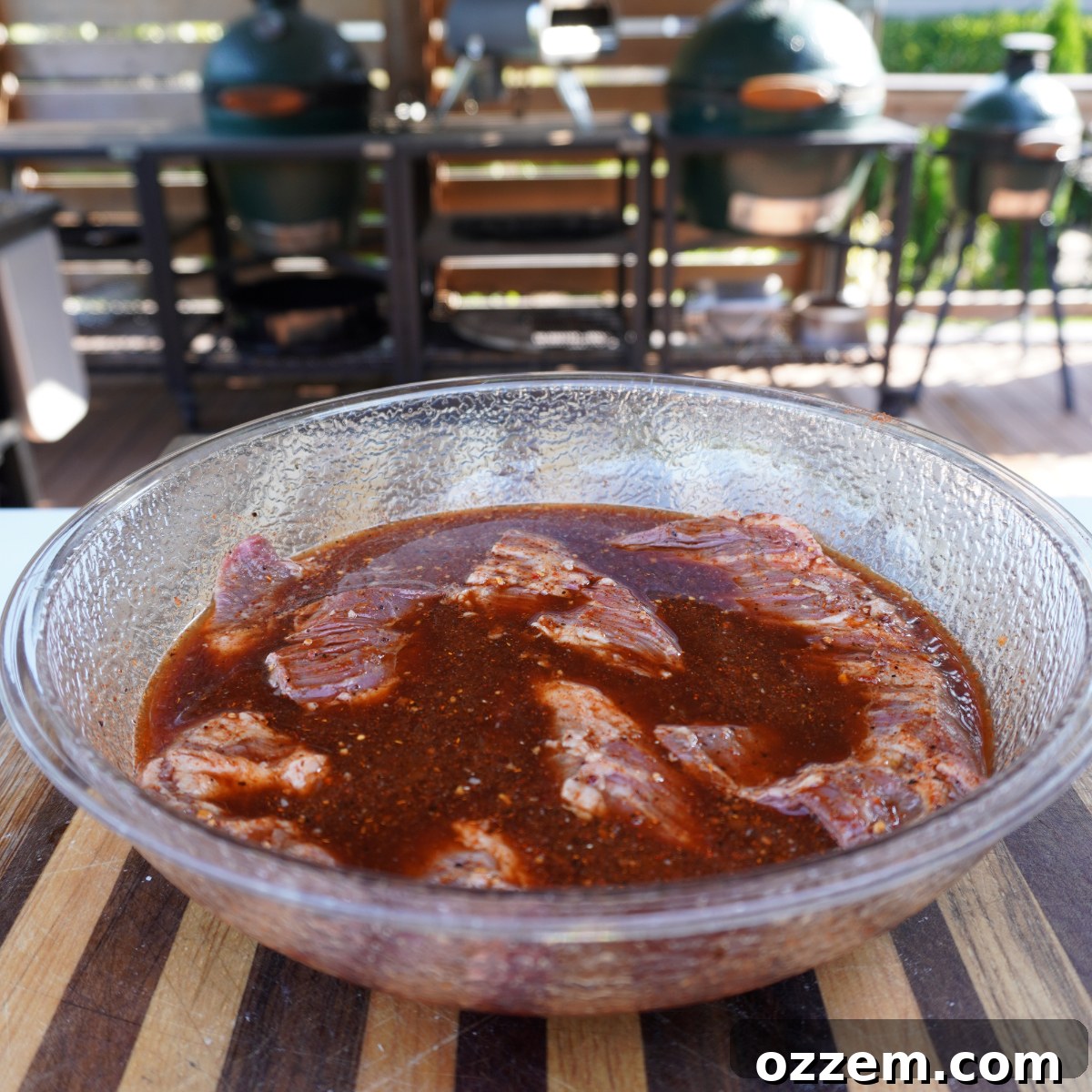Preparing Steak Marinade