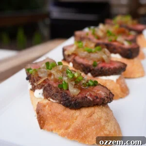 Grilled Steak Crostini