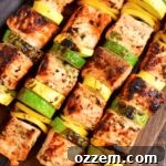 Grilled Salmon Kebabs