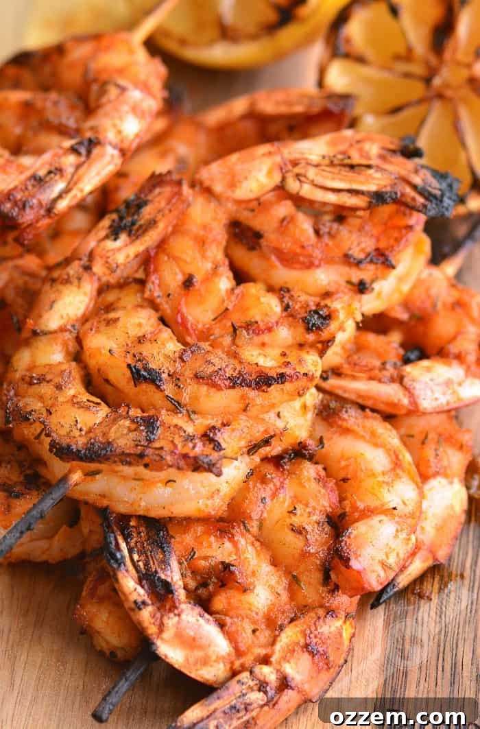 spicy grilled shrimp served on a plate