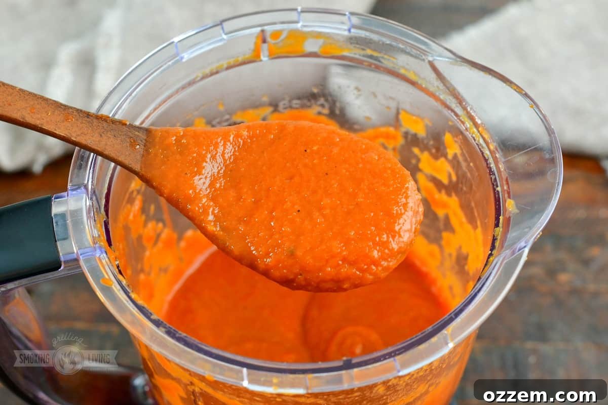 Spices and liquid ingredients for the peach BBQ sauce