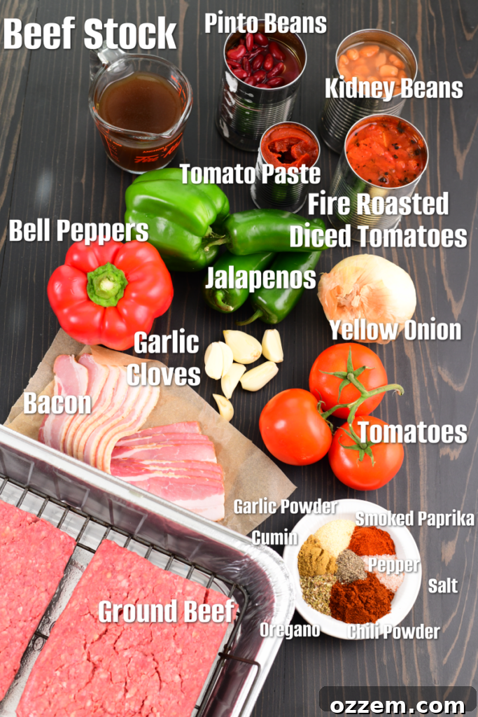 Smoked Chili Ingredients picture