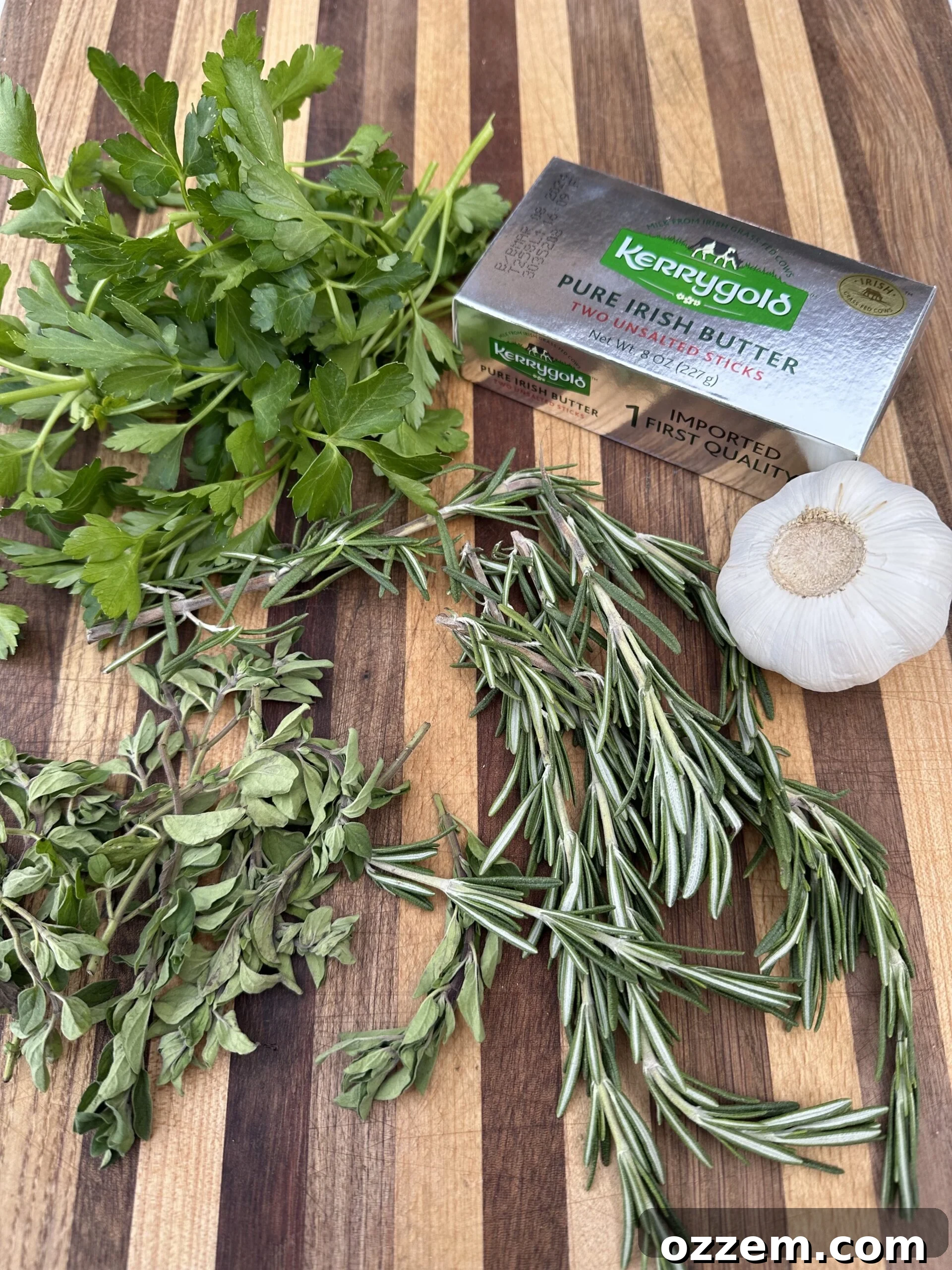 Prime Cut & Catch 7 Compound Herb Butter Ingredients: Fresh herbs, garlic, and butter