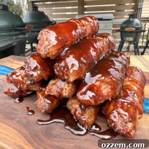 A delicious plate of BBQ Shotgun Shells