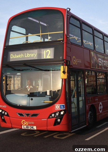 London bus stop