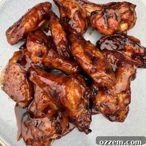 Delicious Honey BBQ Grilled Chicken Wings