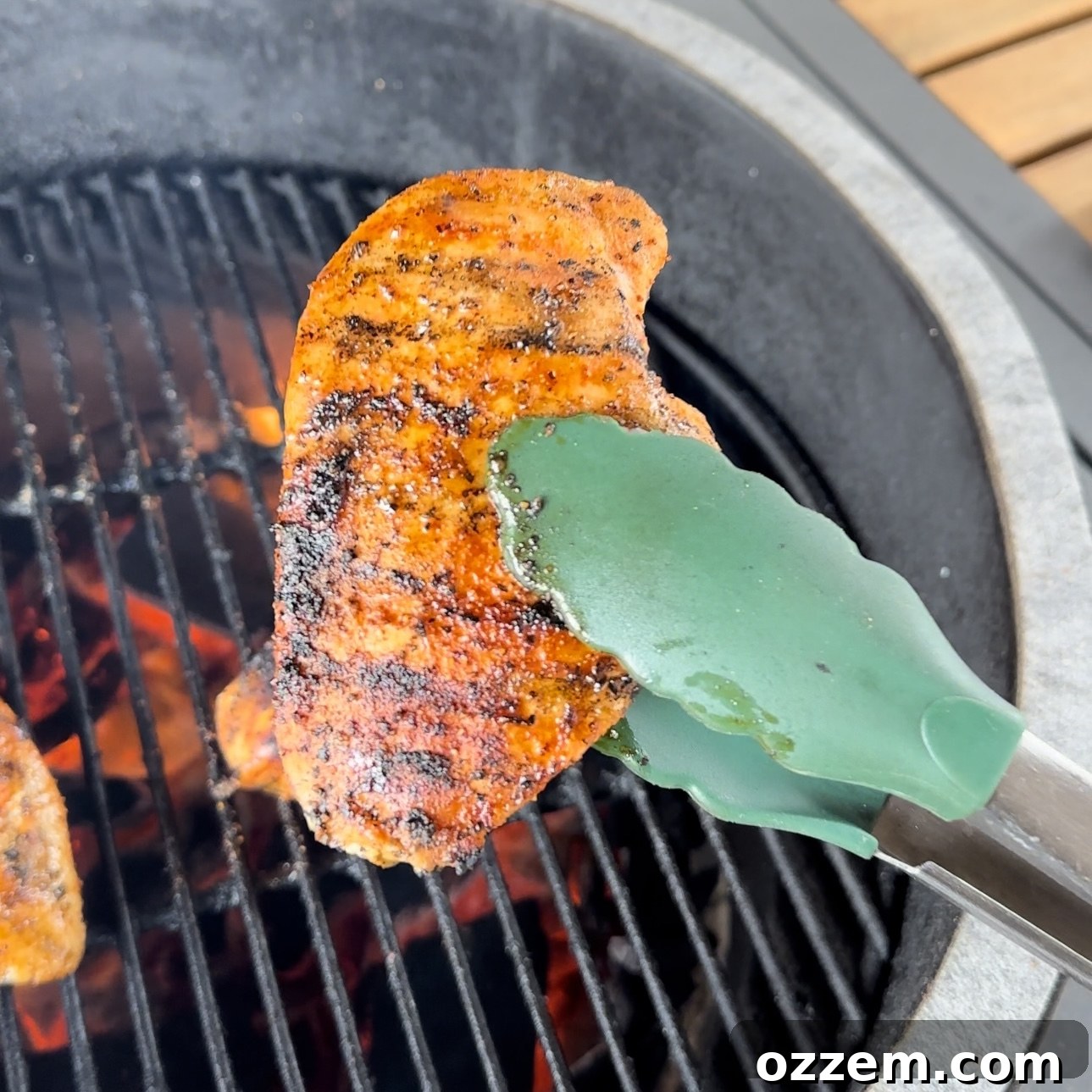 Perfectly grilled chicken breasts, showcasing a beautiful char