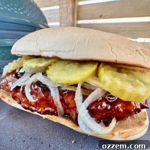 McRib Copycat Sandwich