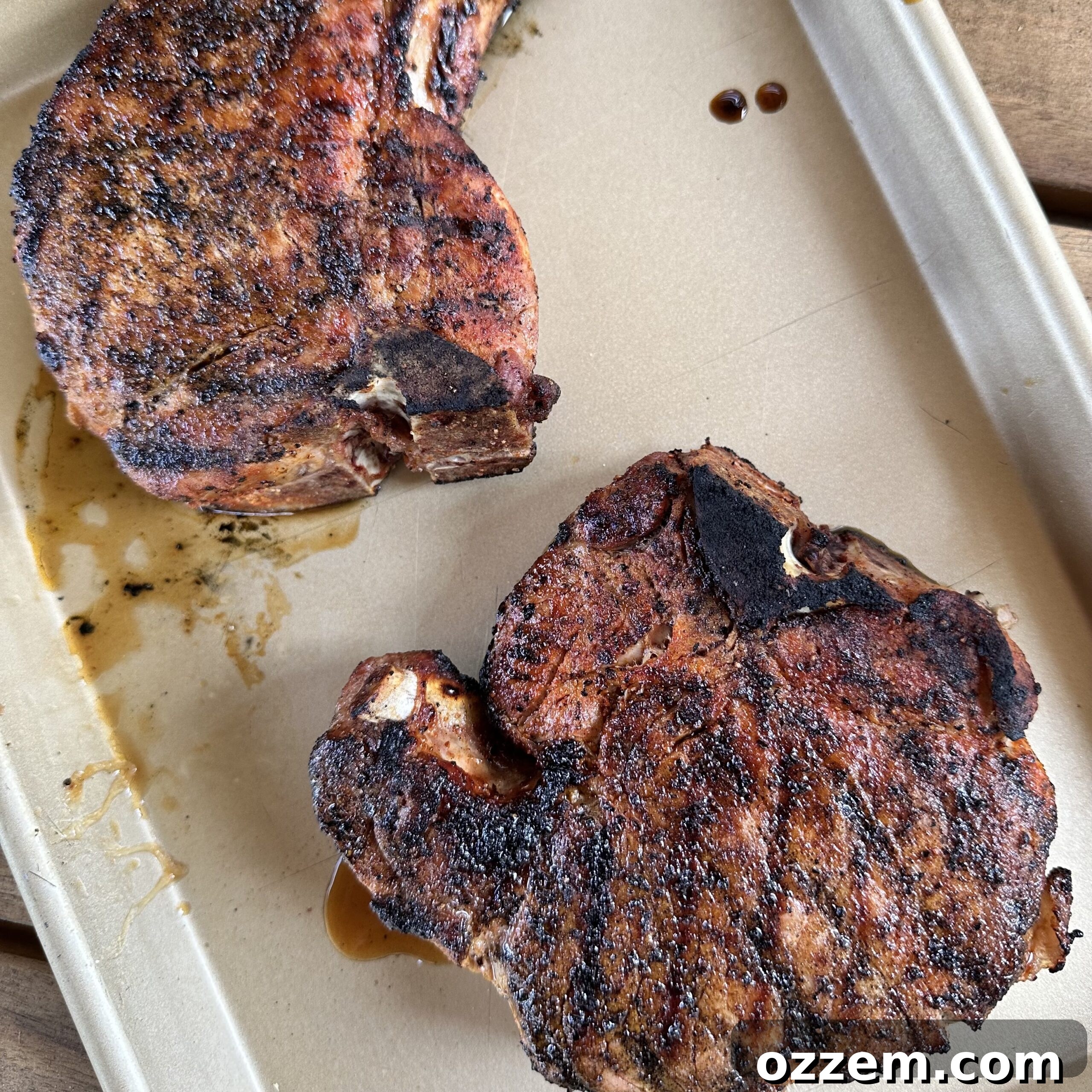 Golden Brown Seared Pork Chops
