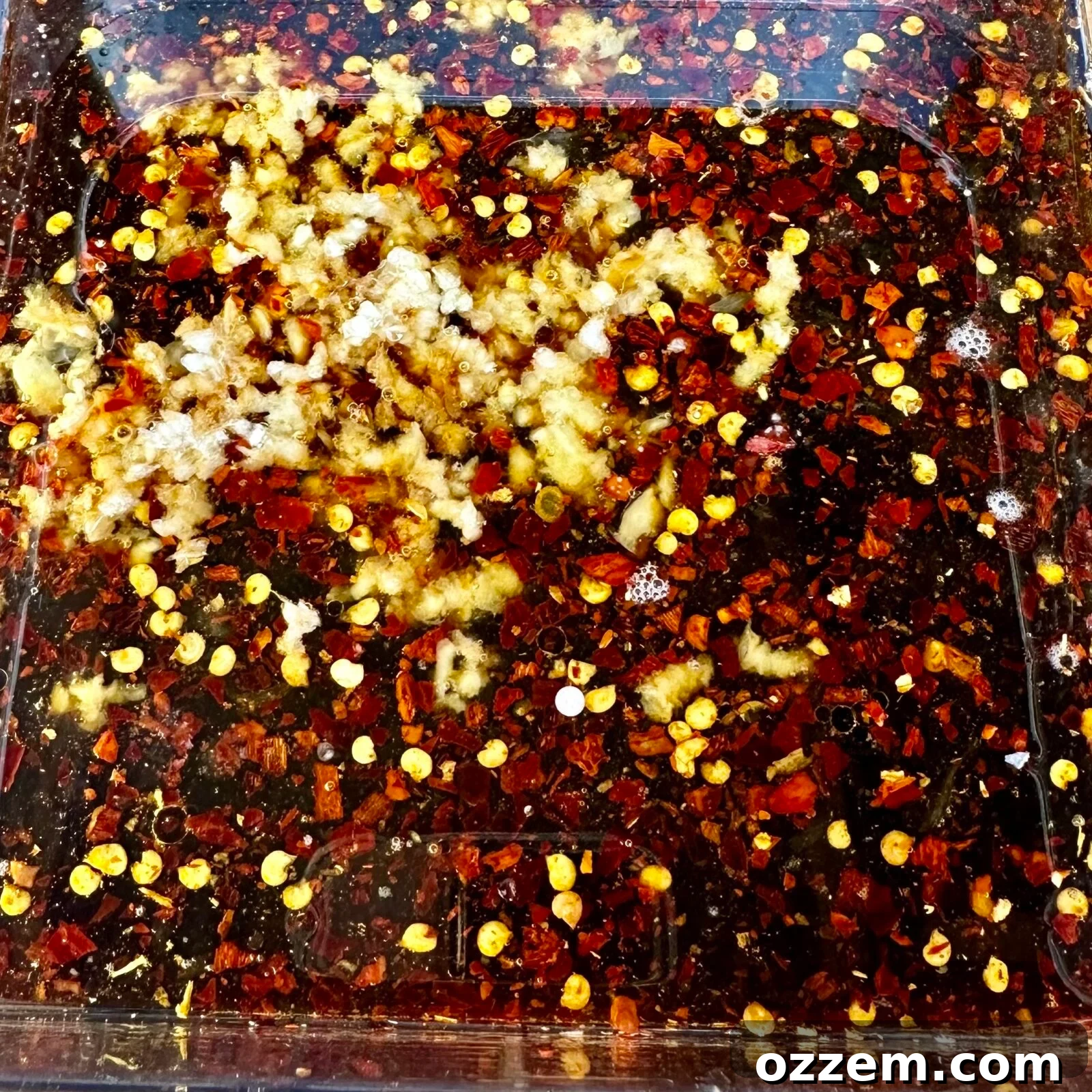 Ingredients for a homemade skirt steak marinade in a mixing bowl