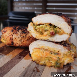 cheddar and broccoli stuffed chicken breast.