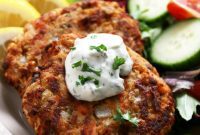 Crispy Air Fryer Salmon Patties