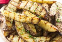 Smoky Grilled Potato Wedges