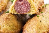 Crispy Homemade Air Fryer Corn Dogs