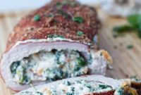 Gourmet Traeger Smoked Stuffed Pork Tenderloin