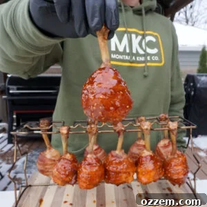 Crispy Bacon Chicken Legs 12 Bacon Wrapped Chicken Drumsticks.