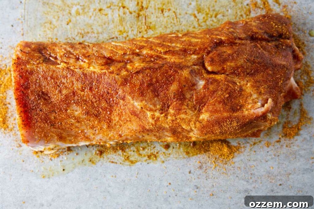 seasoning on pork loin