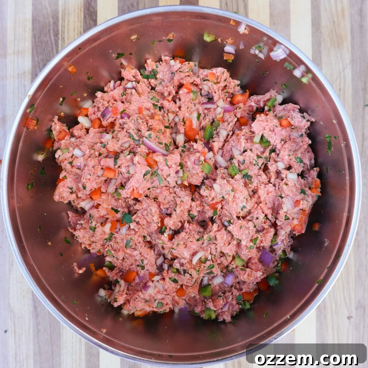 Beef mixture.