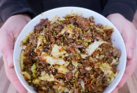 Hearty Beef Egg Roll Bowl
