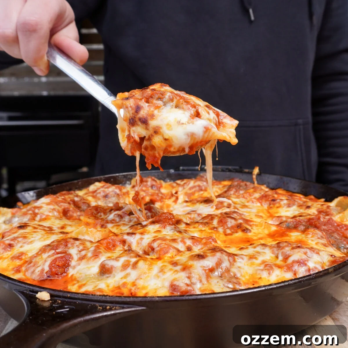 cheese pull.