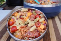Chicago-Style Pasta Salad with Italian Sausage & Peppers