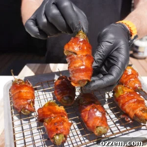 Pulled Pork-Stuffed Jalapeño Poppers: Smoky, Cheesy Bites 15 Pulled Pork Jalapeno Poppers presented.