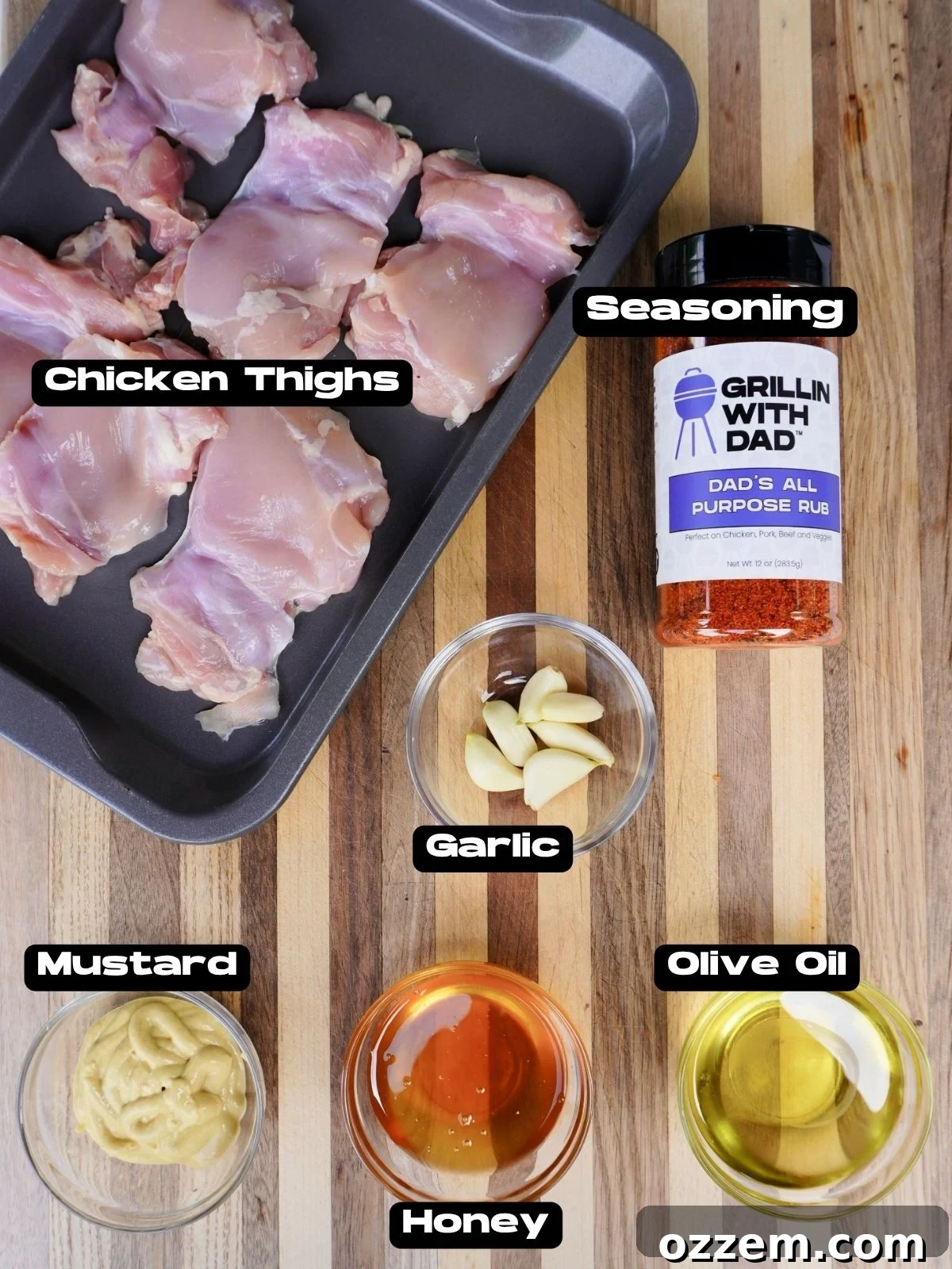 Ingredients list.