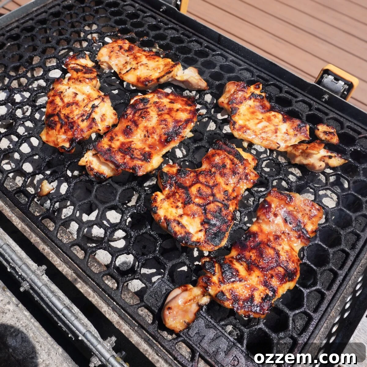 grilled chicken thighs.