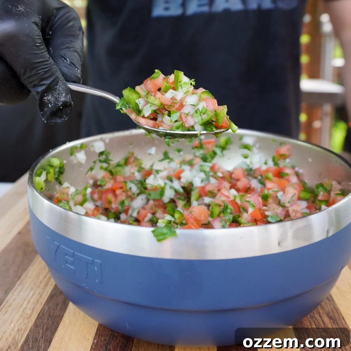 homemade pico de gallo.