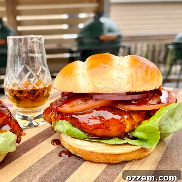 Bourbon Chicken Sandwich