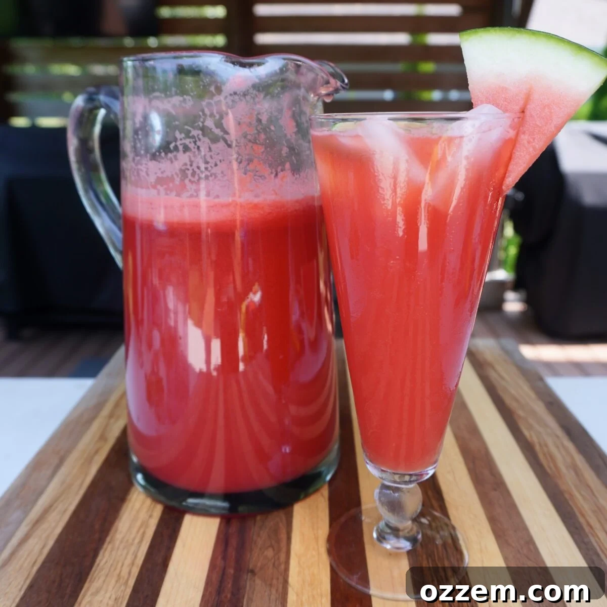 How to Make Refreshing Watermelon Juice at Home 6 Homemade Watermelon mocktail.