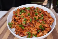 Grilled Bourbon Chicken Recipe with Maple Glaze