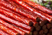 Savory Blue Cheese and Bacon Venison Snack Sticks
